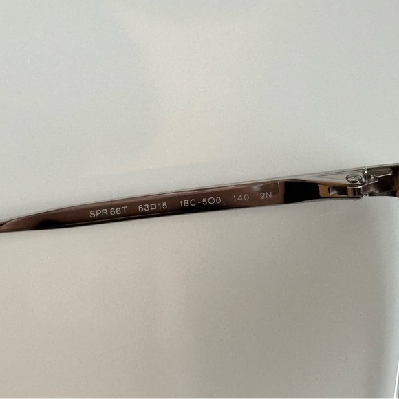 Prada Catwalk SPR 68T polarized black / silver Sunglasses 1BC-500 140 2N, cateye - Picture 12 of 12